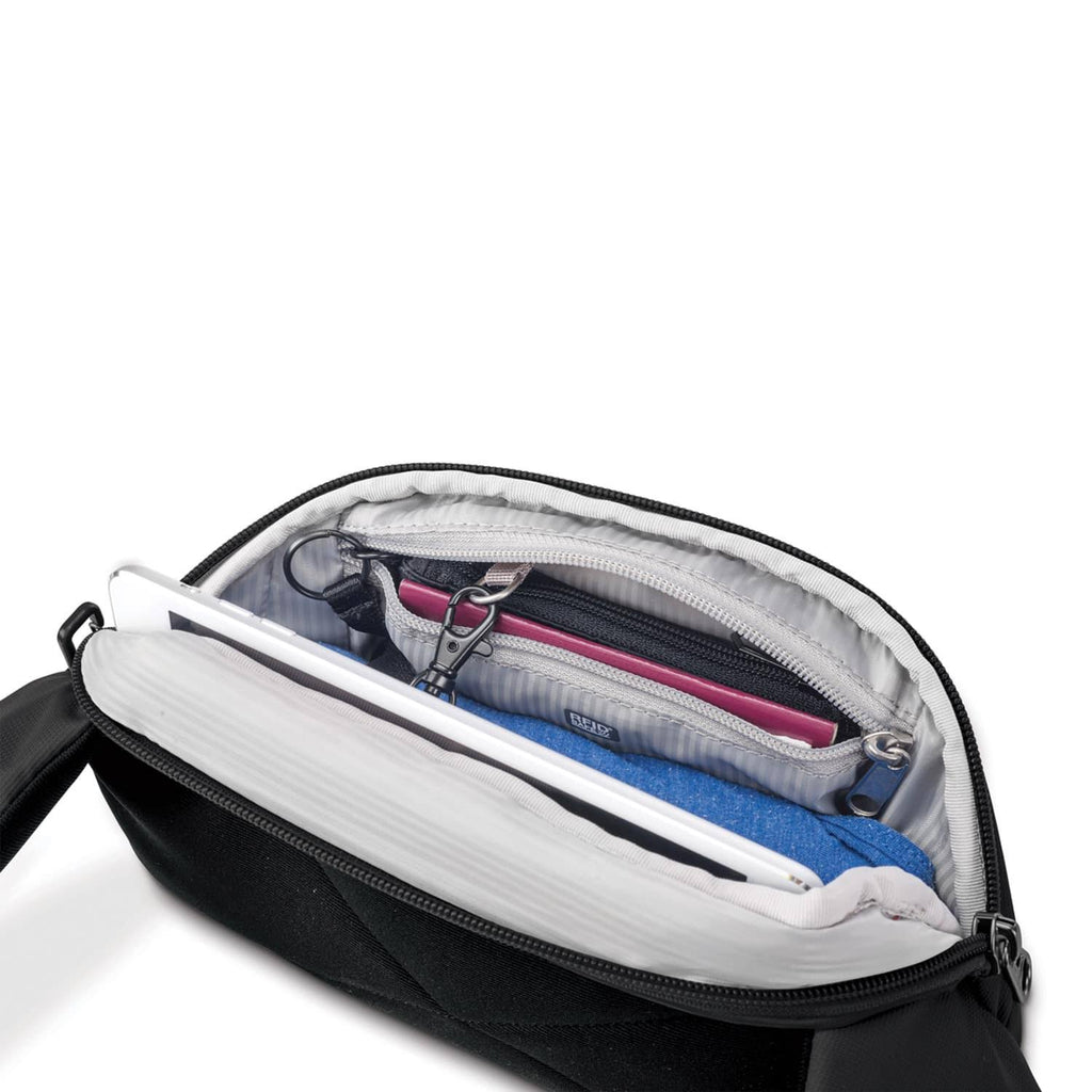 Black Anti-Theft Hip Pack Q440196