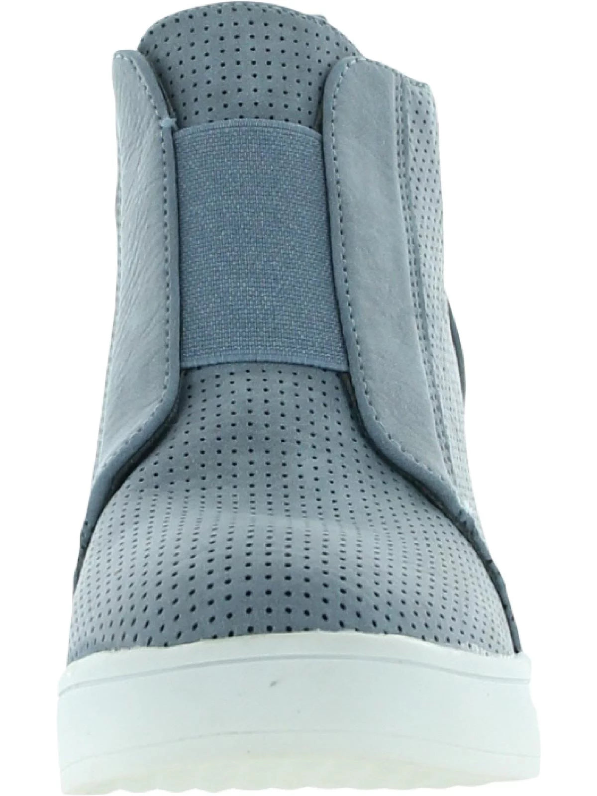 Womens Round Toe Wedge Sneakers O25163