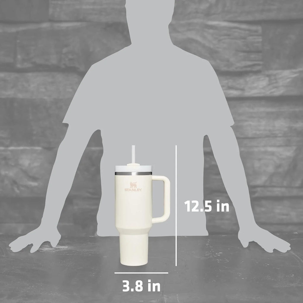 Stainless Steel Vacuum Insulated Tumbler with Lid and Straw 40OZ U2533