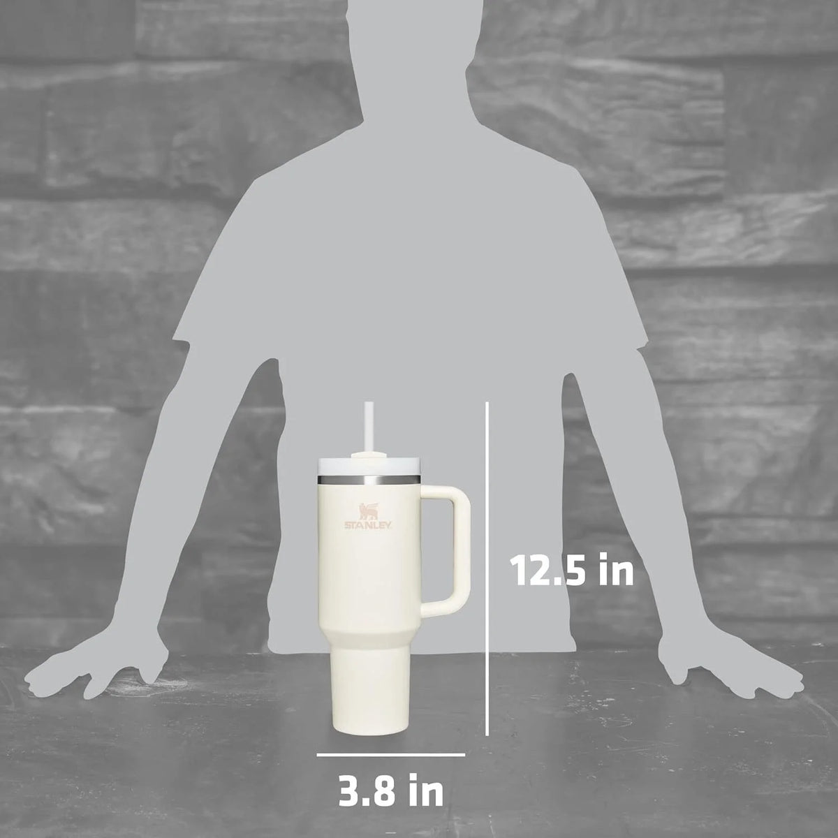 Stainless Steel Vacuum Insulated Tumbler with Lid and Straw 40OZ U2533
