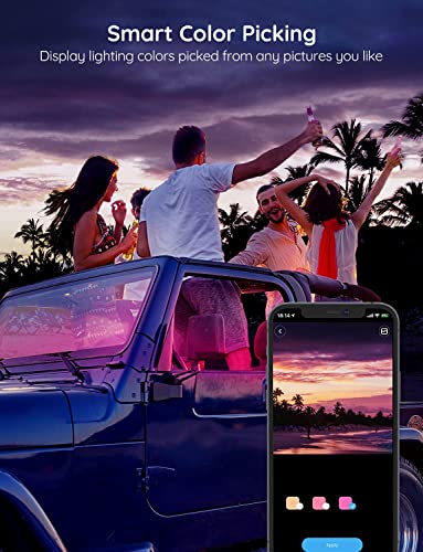 Smart RGB Car LED Lights with App Control H2781