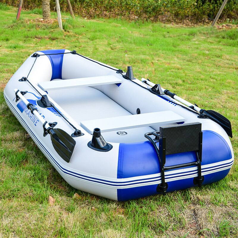 2.3m PVC Inflatable Rowing Boat with Oars and Pump K56185