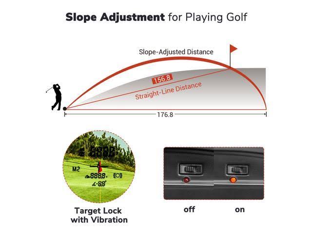 1000 Yards 6x Golf Rangefinder R5177