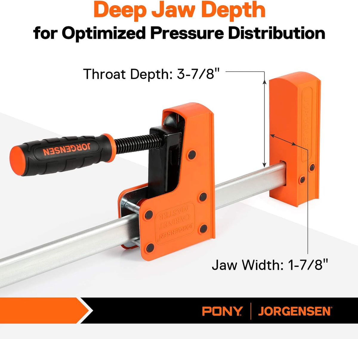 36-inch 90° Parallel Jaw Bar Clamp Set, 2-pack V192355