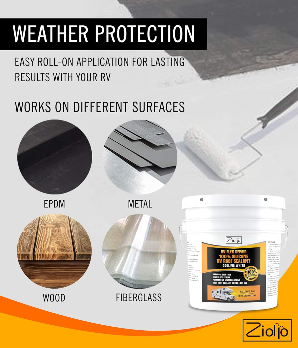 RV Flex Repair Tape Kit with Butyl Sealant C2226
