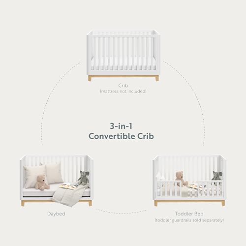 White 3-in-1 Convertible Crib E725765