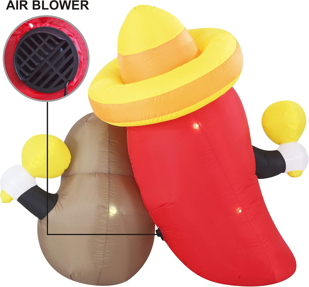6 FT Inflatable Decoration with LEDs C201690