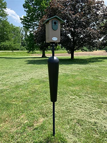 Bird Feeder Mounting Pole with Baffle Q17069