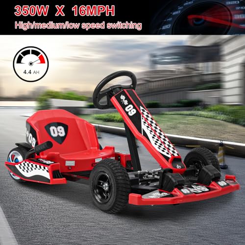 36V Electric Go Kart Red C9120