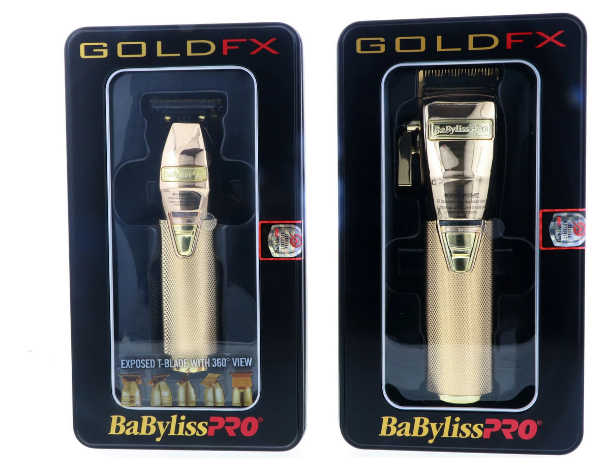 Gold FX Clipper & Skeleton Trimmer Combo I610