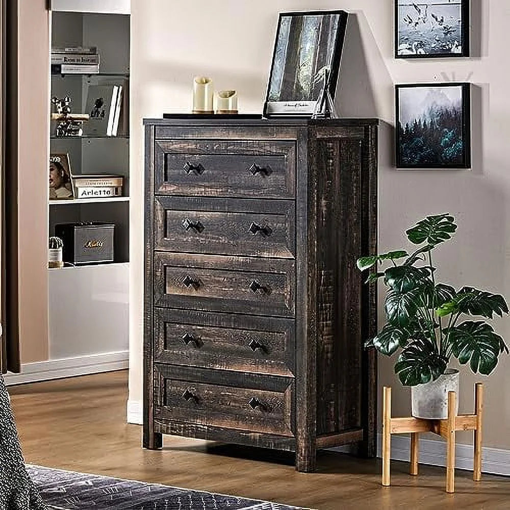 5 Drawer Wood Dresser P46681