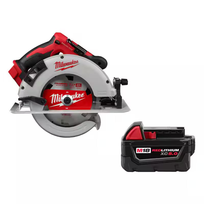 18V Brushless Cordless 7-1/4 in. Circular Saw with Battery I66921