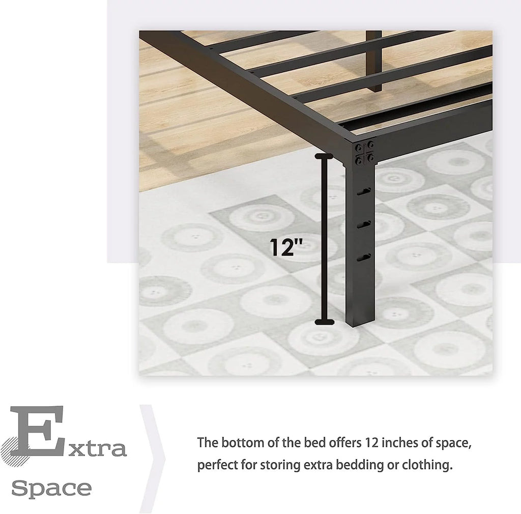 14 Inch Metal Platform King Bed Frame M426