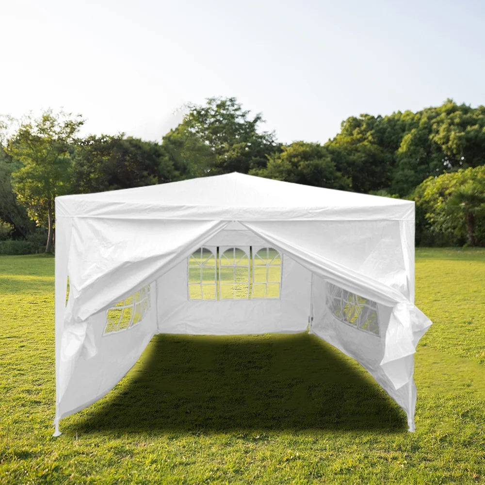 10x10 Ft Adjustable Canopy With Window Wall N89441
