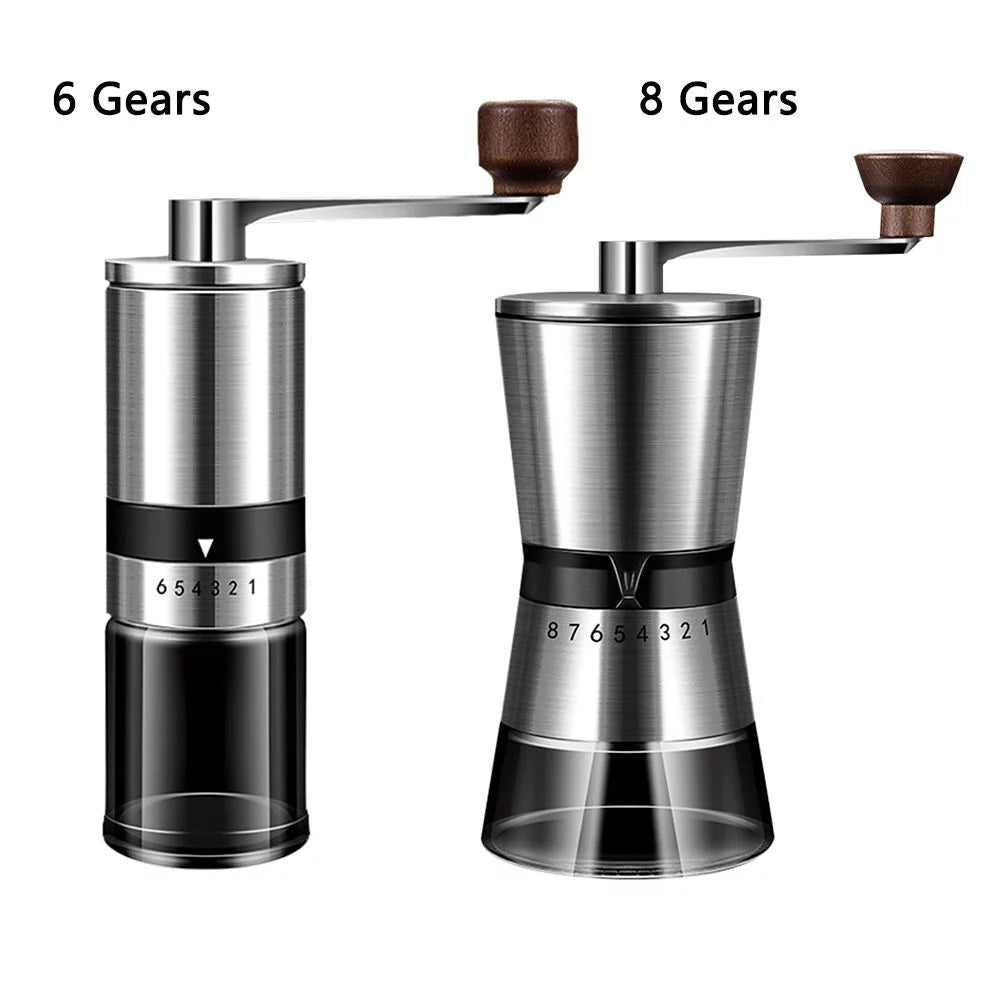 Manual Coffee Grinder Stainless Steel 6 Gears Adjustable T579762