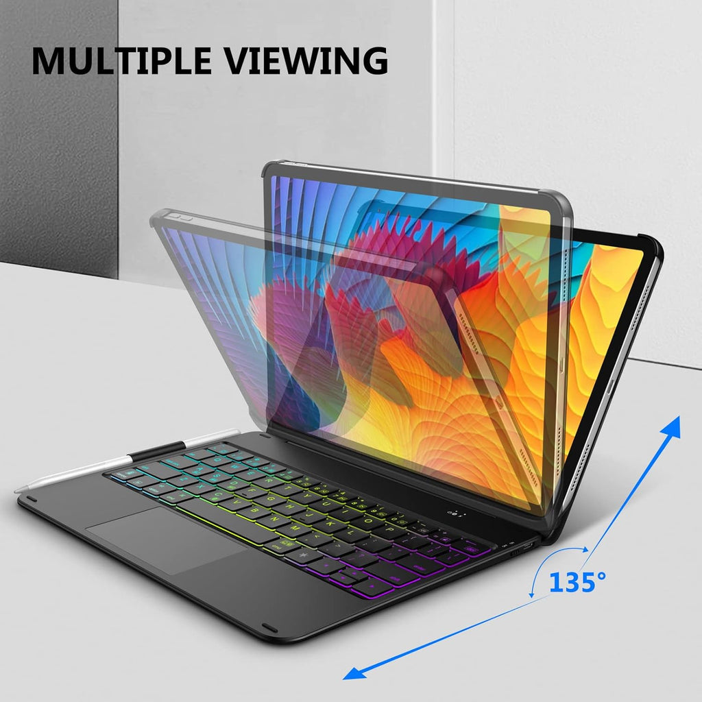 Black Bluetooth Keyboard Case for iPad Pro 11 inch and iPad Air 10.9 U68065