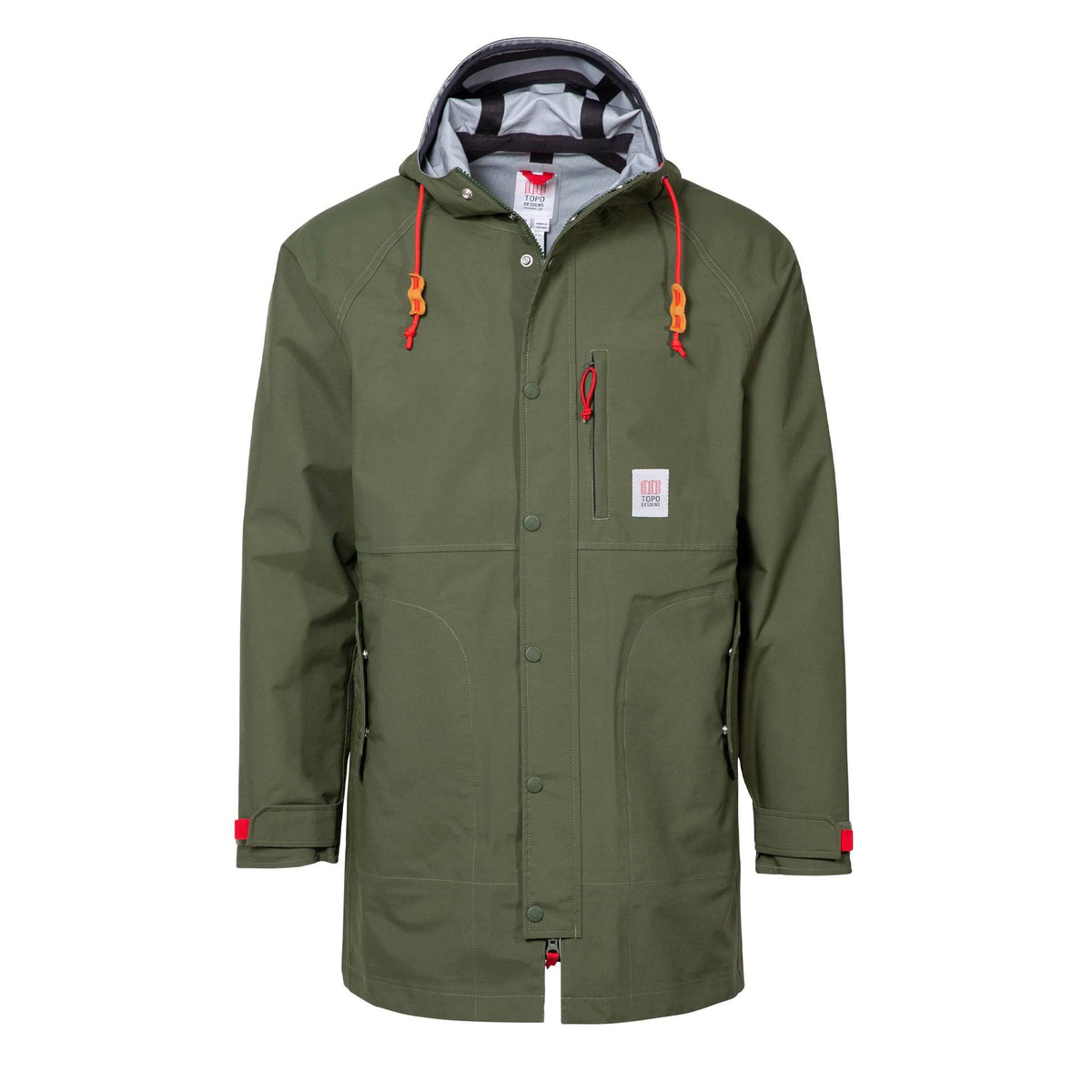 Black Tech Trench 3L Coat D832275
