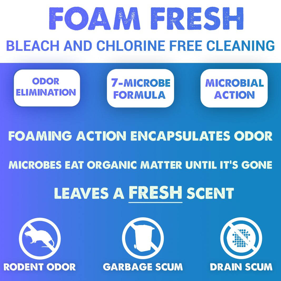 Odor Control Spray, Foaming, 10 Oz., pk12 Z746439