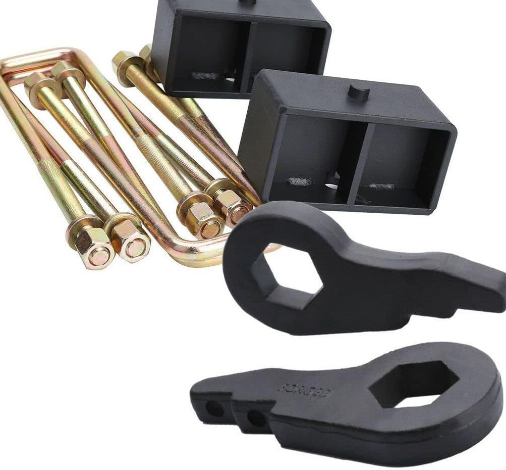 3" Front 3" Rear Full Lift Suspension Leveling Kit for 1988-1999 K1500 4WD 6-Lug A866