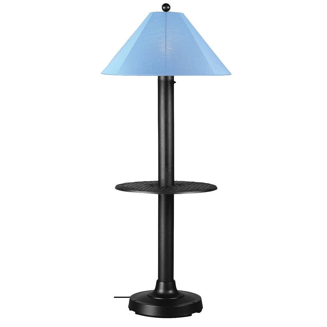 Bronze Table Floor Lamp with Sunbrella Shade G232