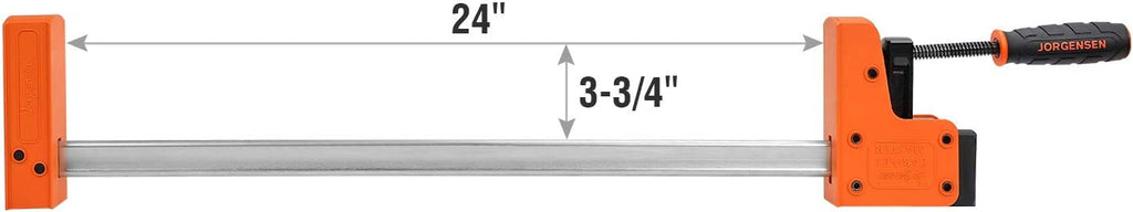 36-inch 90° Parallel Jaw Bar Clamp Set, 2-pack V192355
