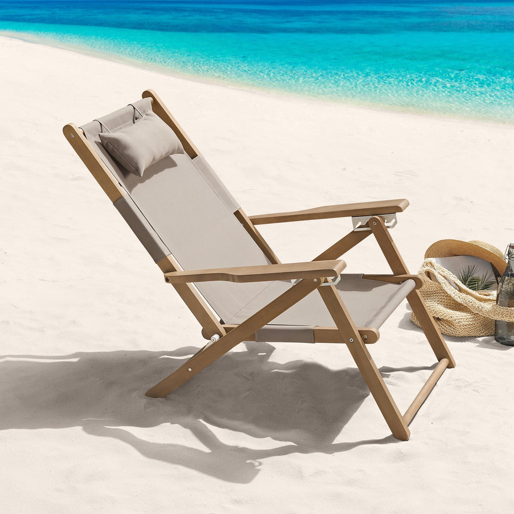 Folding Beach Chair with Carry Straps I24442