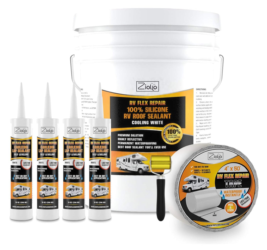 RV Flex Repair Tape Kit with Butyl Sealant C2226