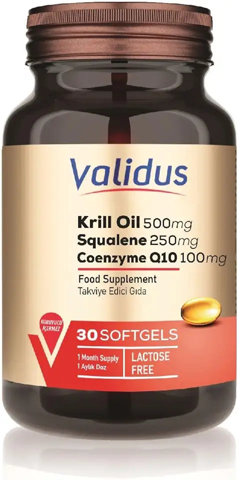 Krill Oil 500 mg + Squalene 250 mg 30 Softgel F2131