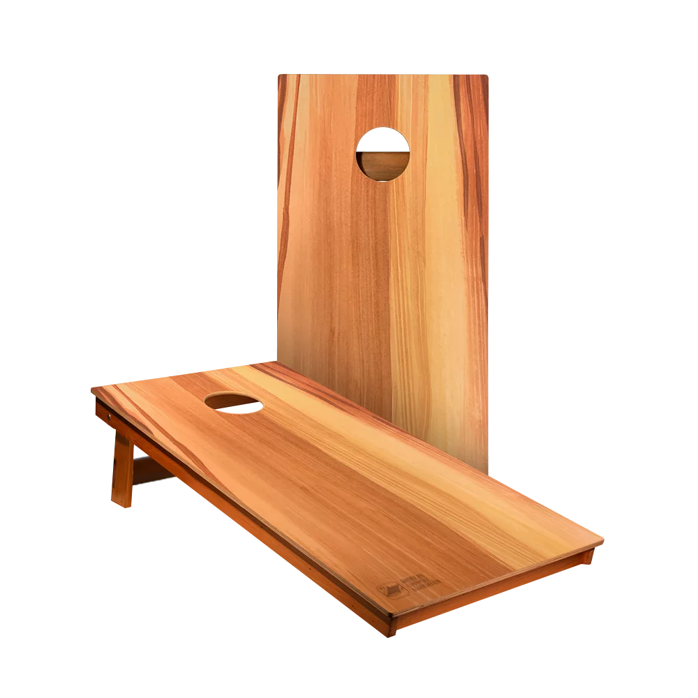 Wood Panel Cornhole Boards Beanbag Set M649090