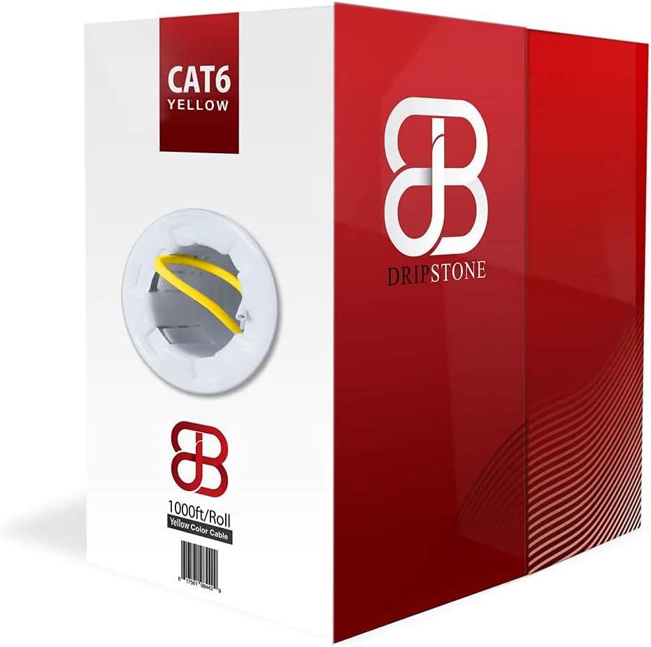 Cat6 Utp Solid Ethernet Cable 1000-feet White R43645