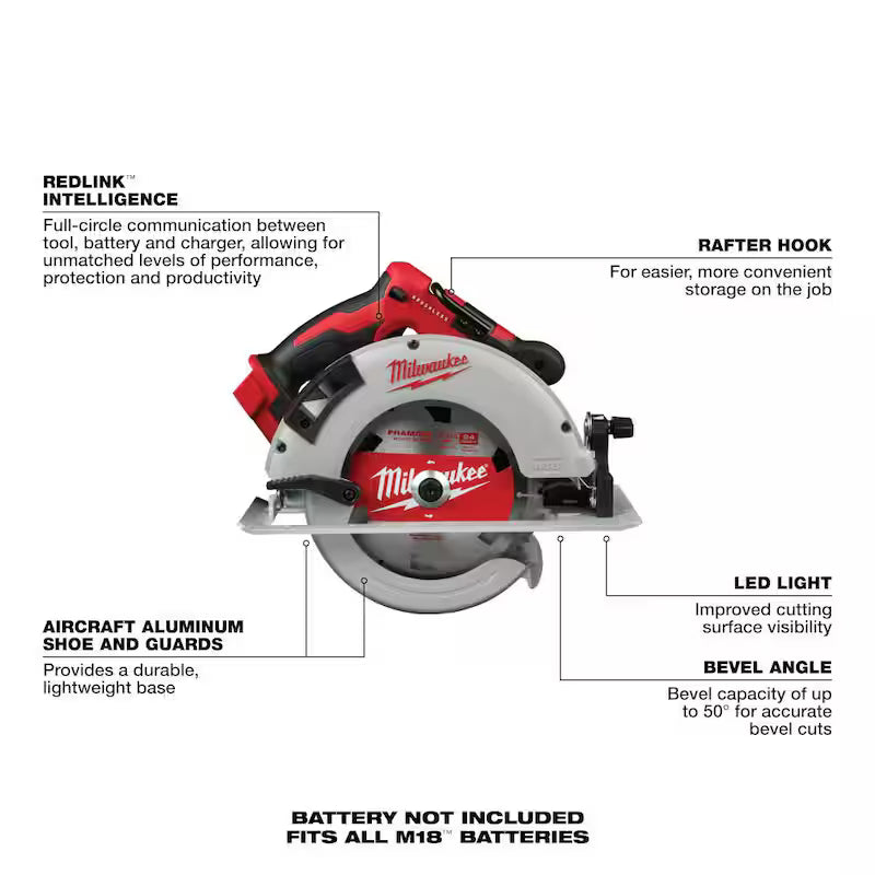 18V Brushless Cordless 7-1/4 in. Circular Saw with Battery I66921