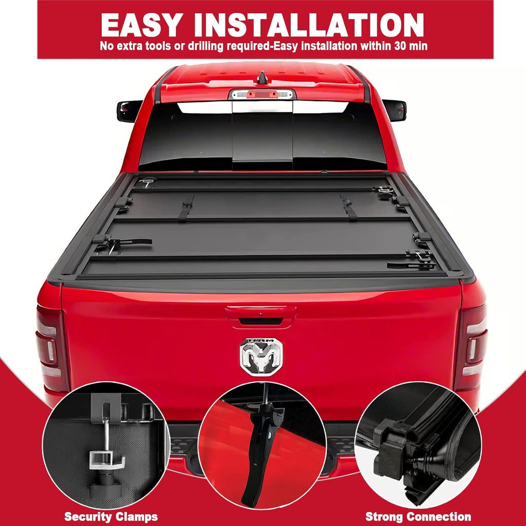 5.7ft Tri-fold Truck Bed Tonneau Cover S517