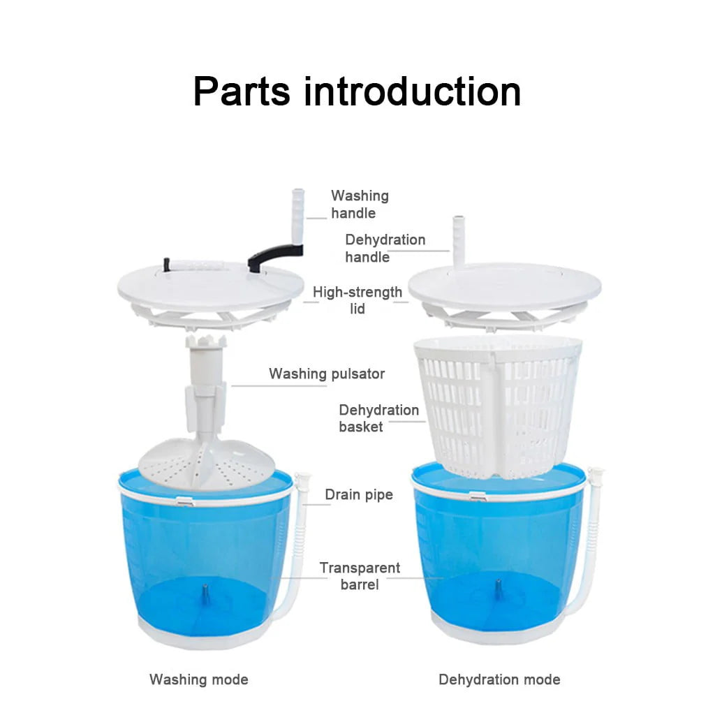 Portable Mini Manual Washer And Dryer K2070