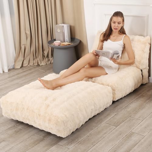 Brown Floor Sofa Bean Bag Chair V625393