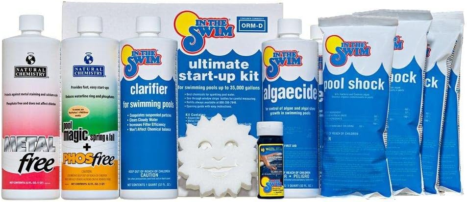 Pool Opening Chemical Start Up Kit, Up to 35,000 Gallons, Pack of 2 Q585