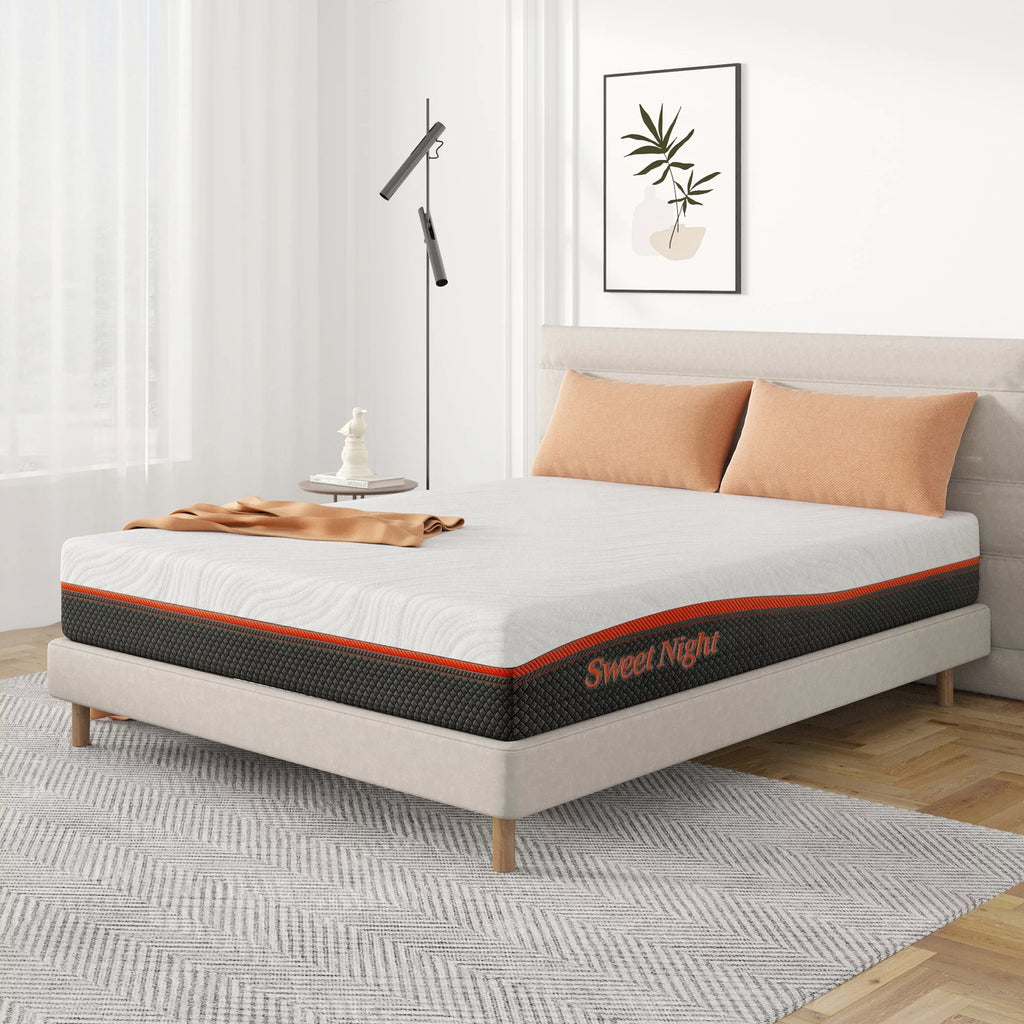 Twin Size Gel Memory Foam Pocket Spring Hybrid Mattress V47494
