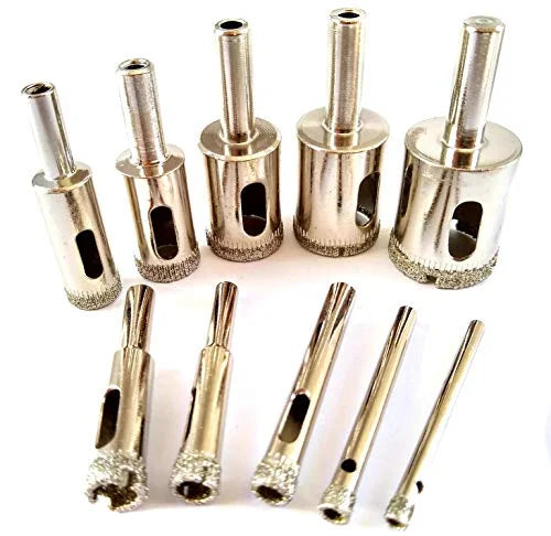 Diamond Drill Bit 10 Pieces Set L8328