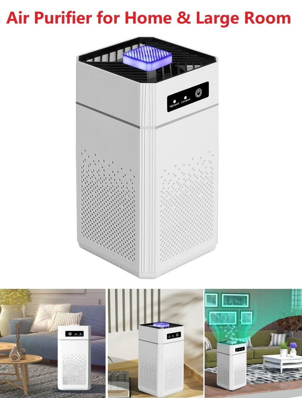 White Air Purifier for Large Room N73117
