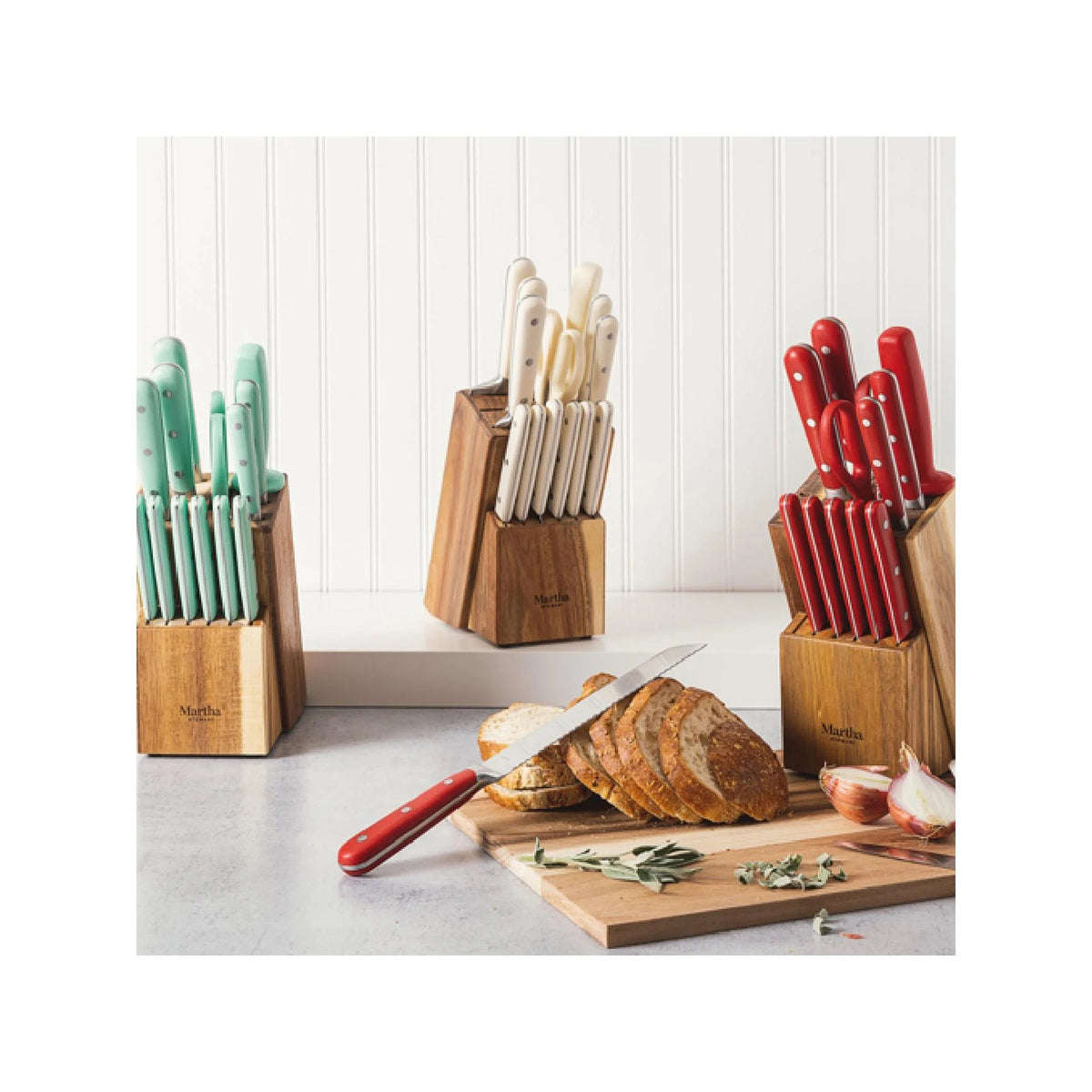 14-Piece Cutlery Set with Wood Block G51771