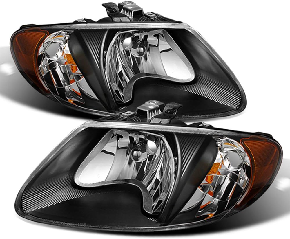 Black Headlights Driver + Passenger Side J17592