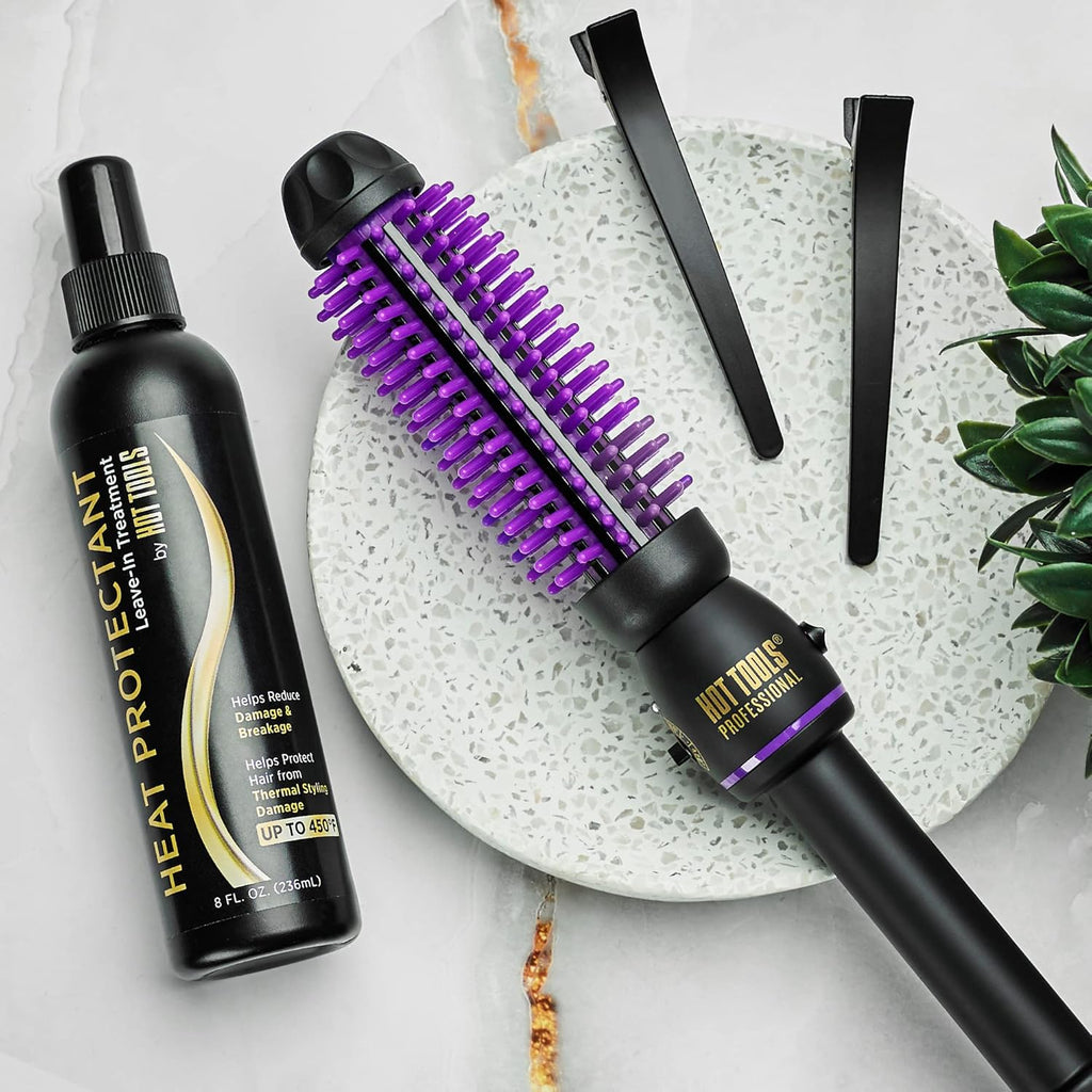 Heated Silicone Bristle Brush Styler P5743