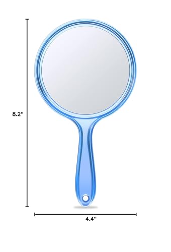 Double-Sided Handheld 1X/3X Magnifying Hand Mirror O853034