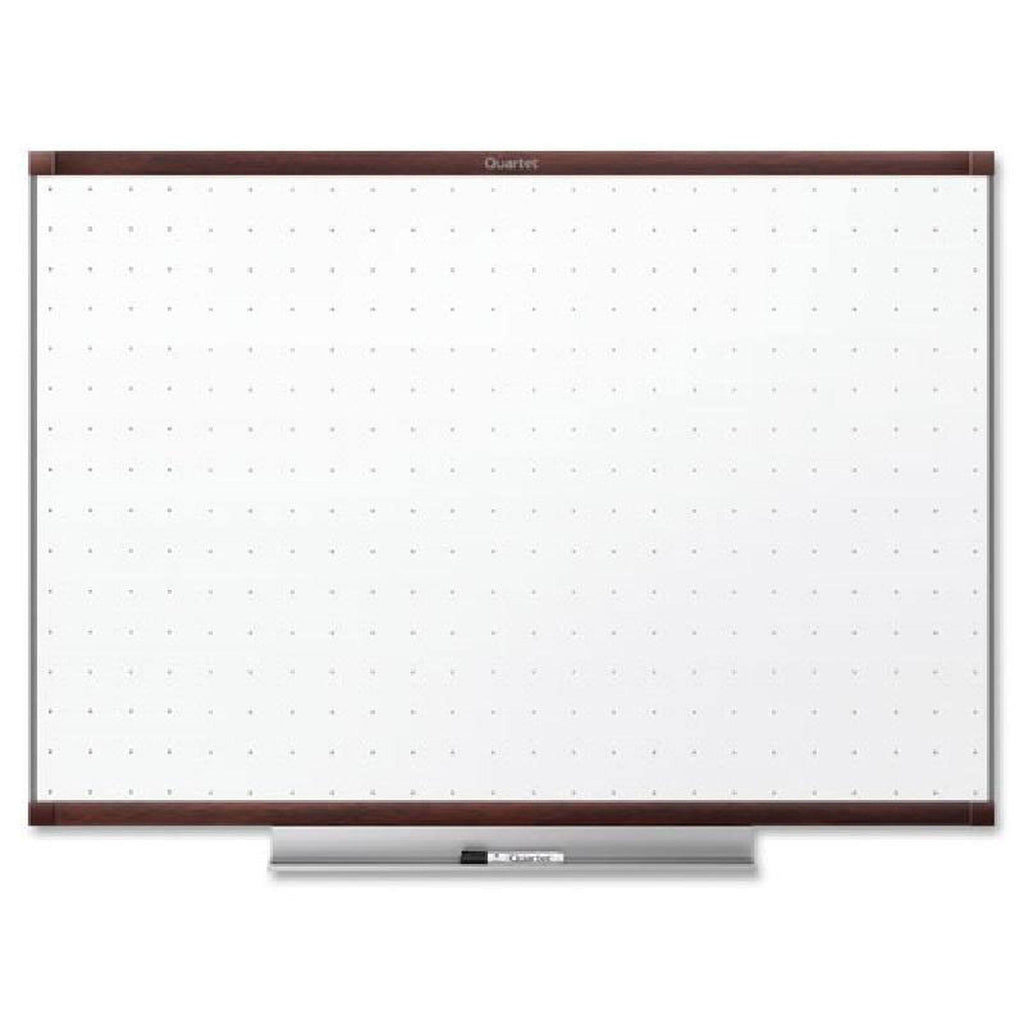 Whiteboard - wall mountable - 48 in x 35.98 in - white - mahogany frame G813
