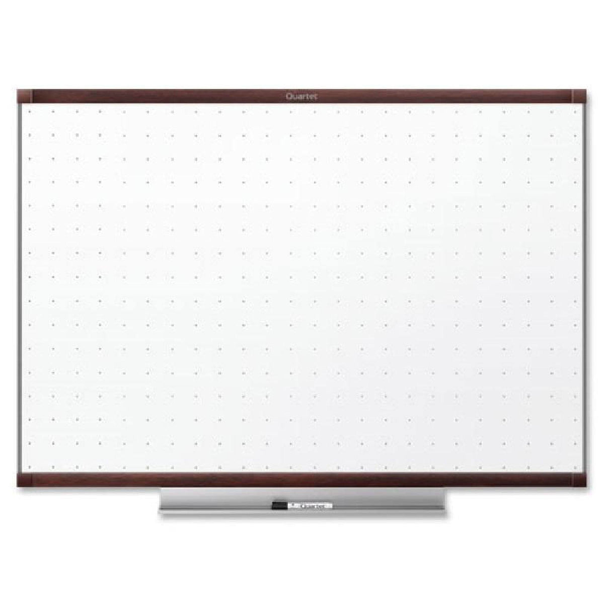 Whiteboard - wall mountable - 48 in x 35.98 in - white - mahogany frame G813