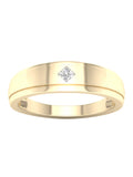 10k Yellow Gold Men's Solitaire Ring Q596639