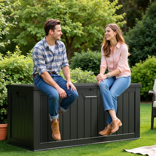 120 Gallon Waterproof Resin Deck Box H783820