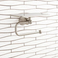 Brushed Nickel Toilet Paper Holder with Shelf B3339