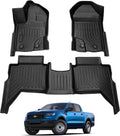 All Weather Floor Liners for Ford Ranger Super Crew TPE F252