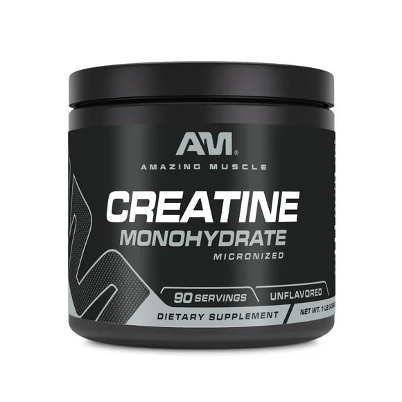 Micronized Creatine Monohydrate Unflavored Powder Supplement 90 Servings 5000 mg U95854