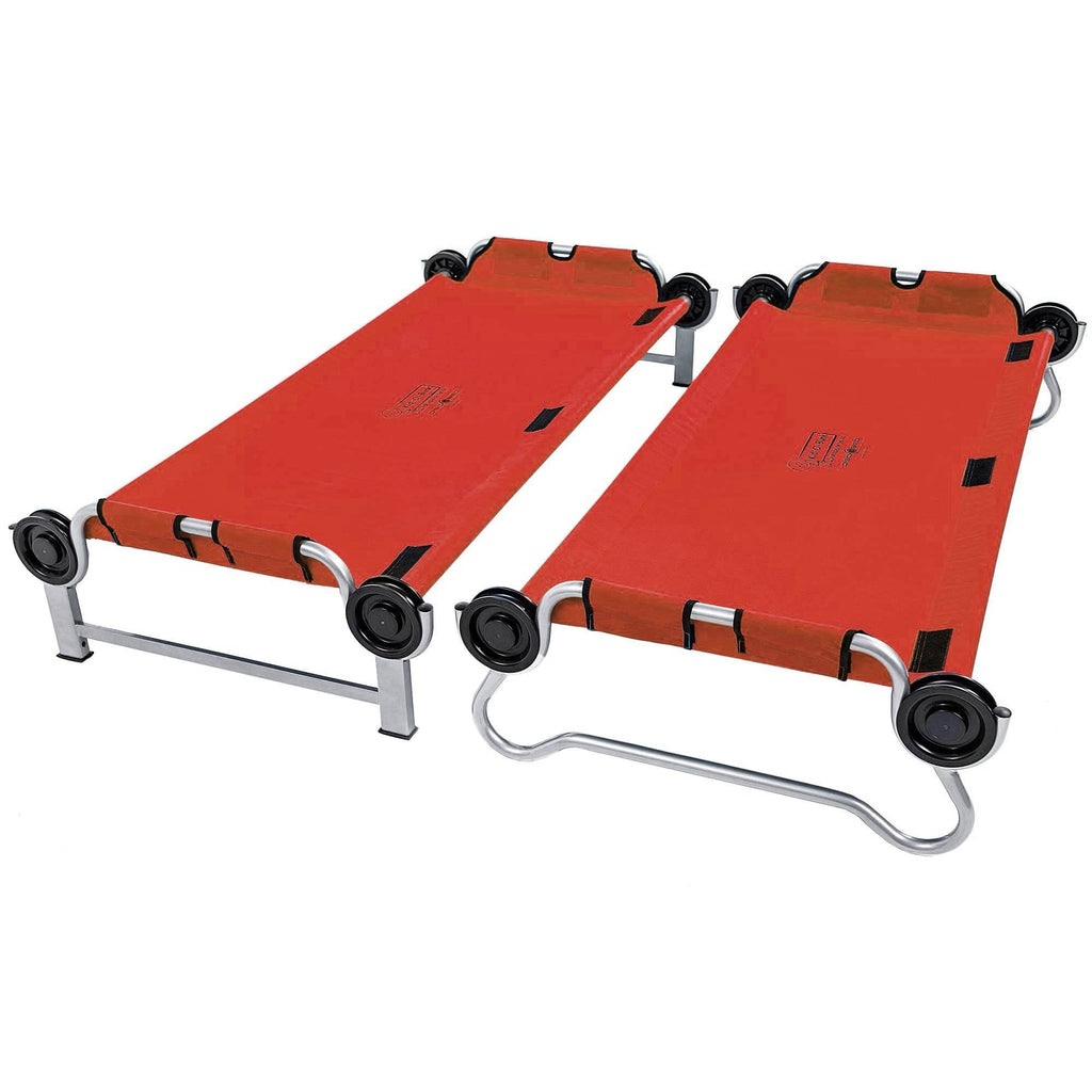 Red 2 Pack Camping Cot with Organizers F1098